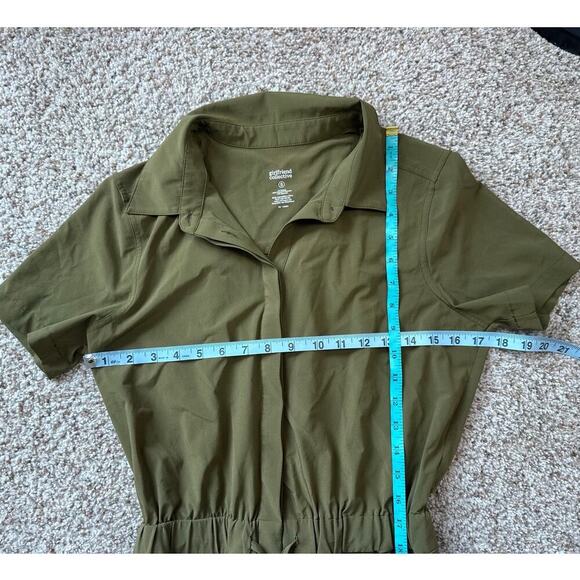 Girlfriend Collective Jumper/overalls, Olive/Army green, Small - Picture 4 of 10
